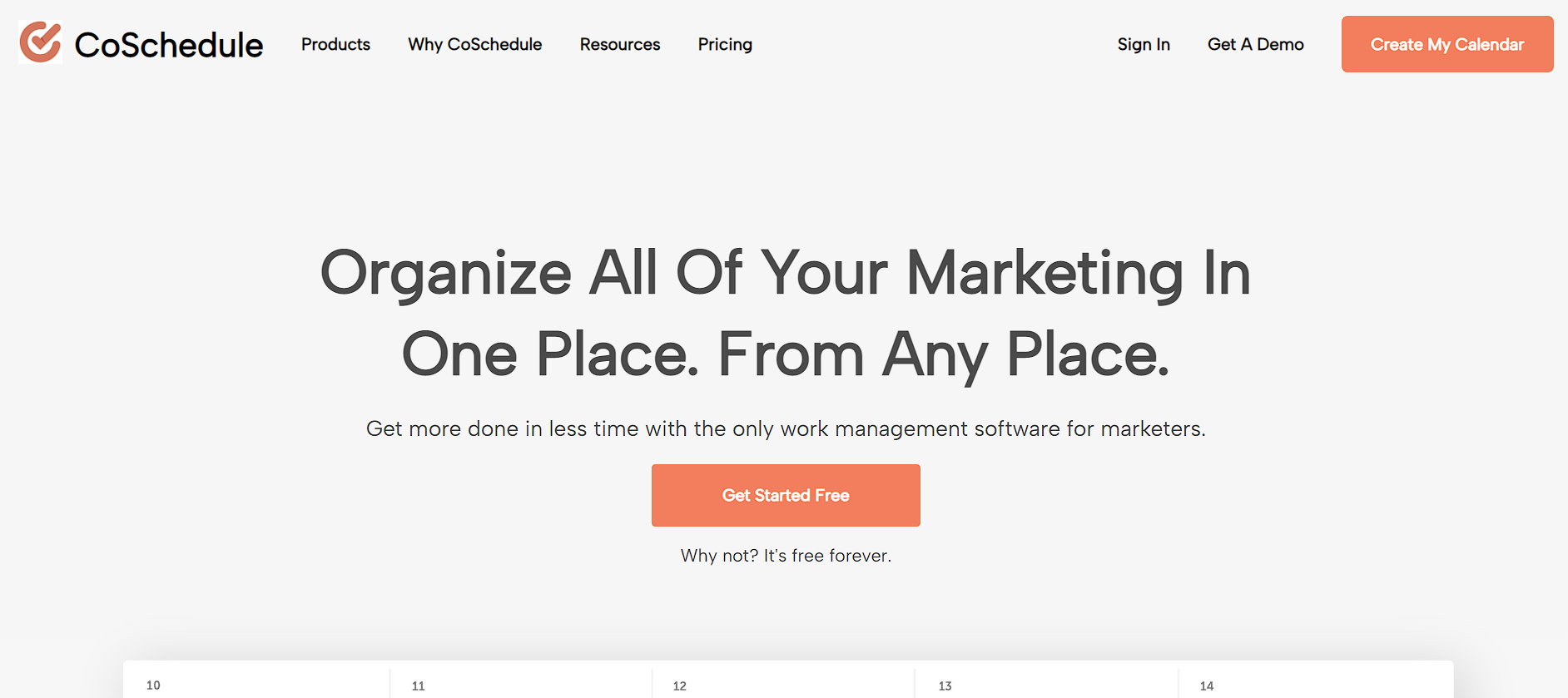 CoSchedule Homepage img